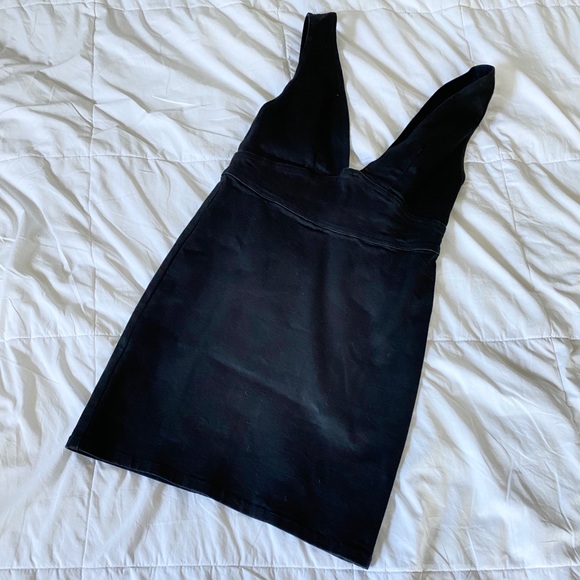 MP|D black stretch denim dress - Picture 4 of 7